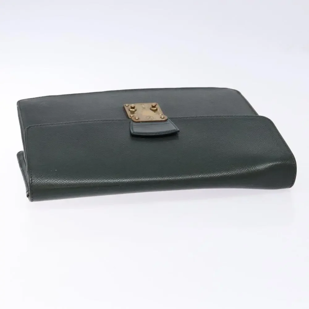 Louis Vuitton Taiga Pochette Kourad Clutch Bag Epicea Green